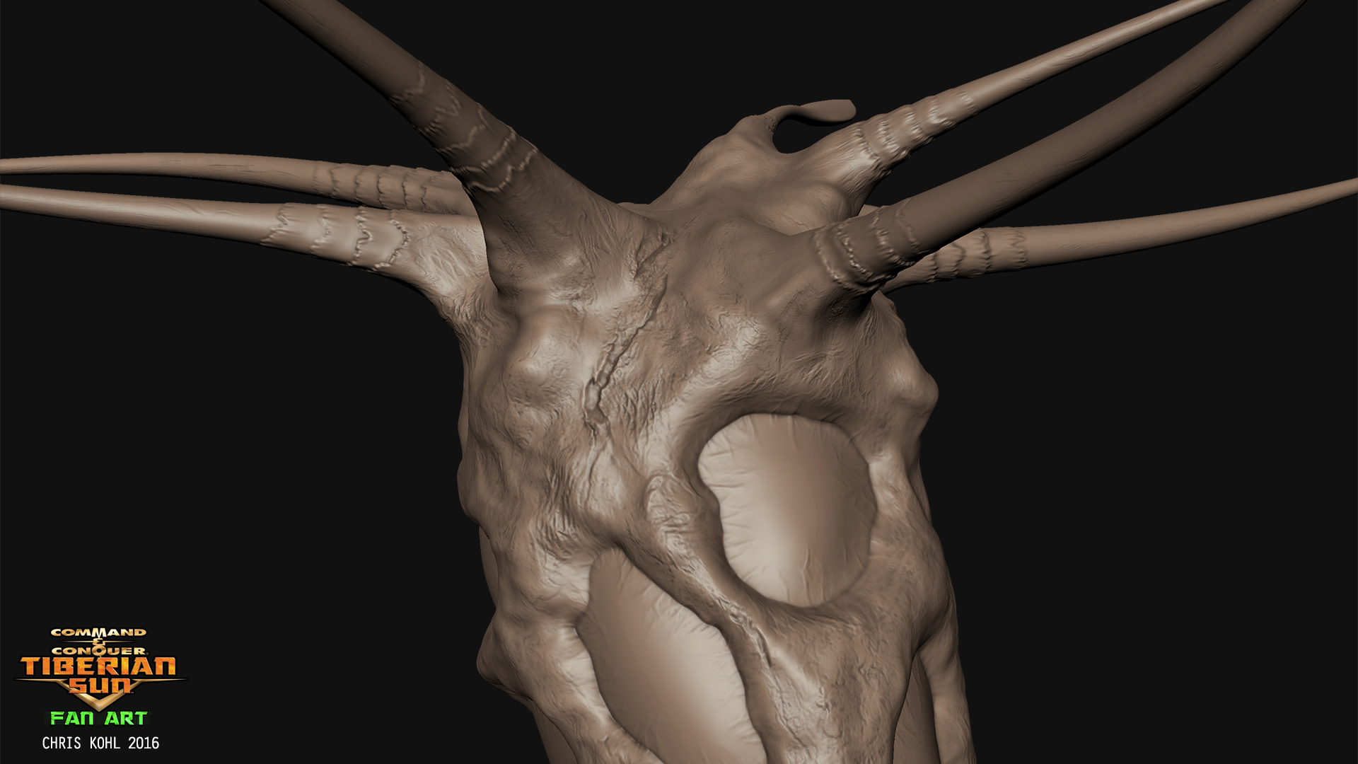 Tiberium Mutated Plant Sculpt